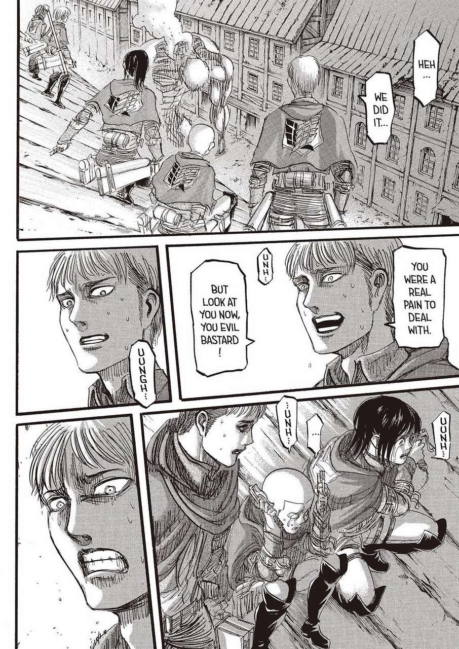 Attack on Titan manga, chapter 77, page 34 of 45