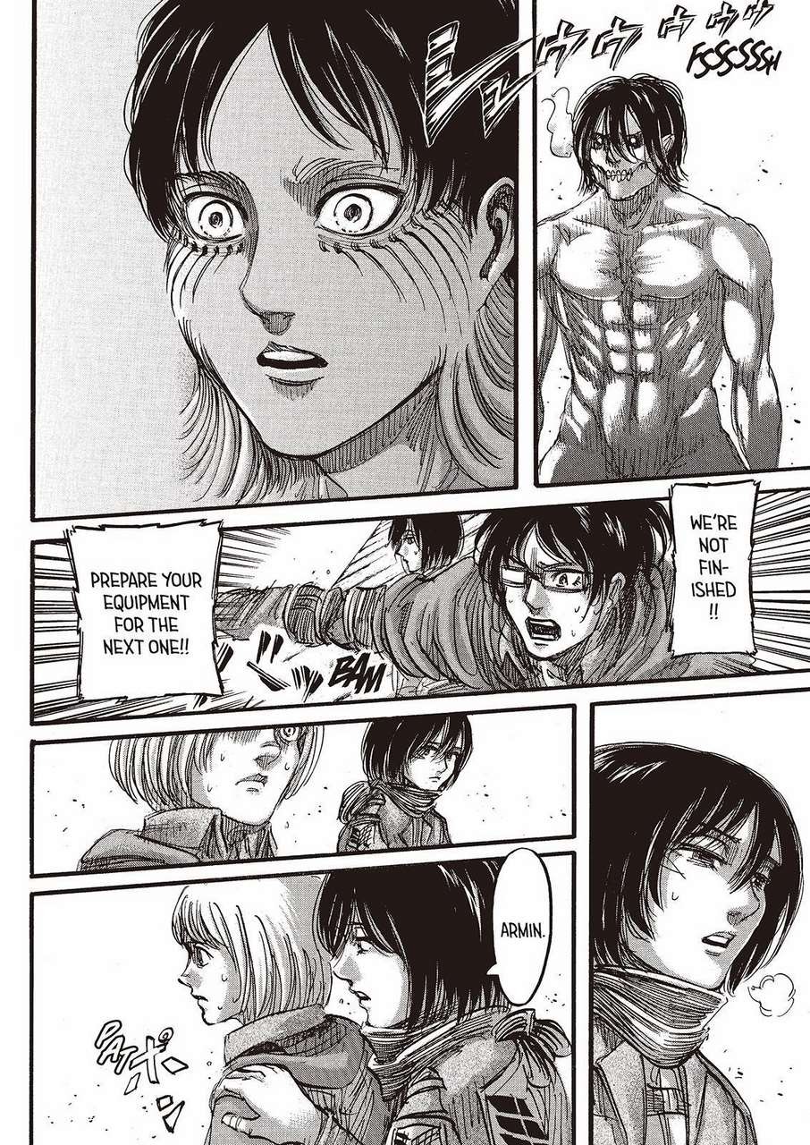 Attack on Titan manga, chapter 77, page 36 of 45