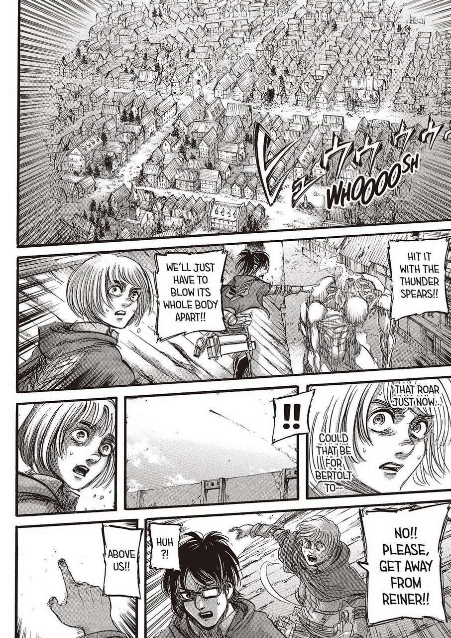 Attack on Titan manga, chapter 77, page 44 of 45