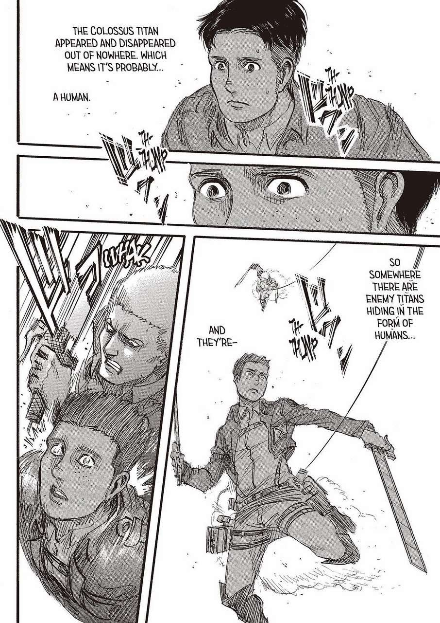 Attack on Titan manga, chapter 77, page 6 of 45