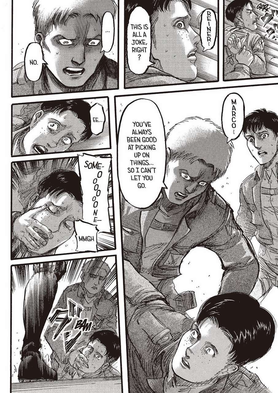 Attack on Titan manga, chapter 77, page 8 of 45