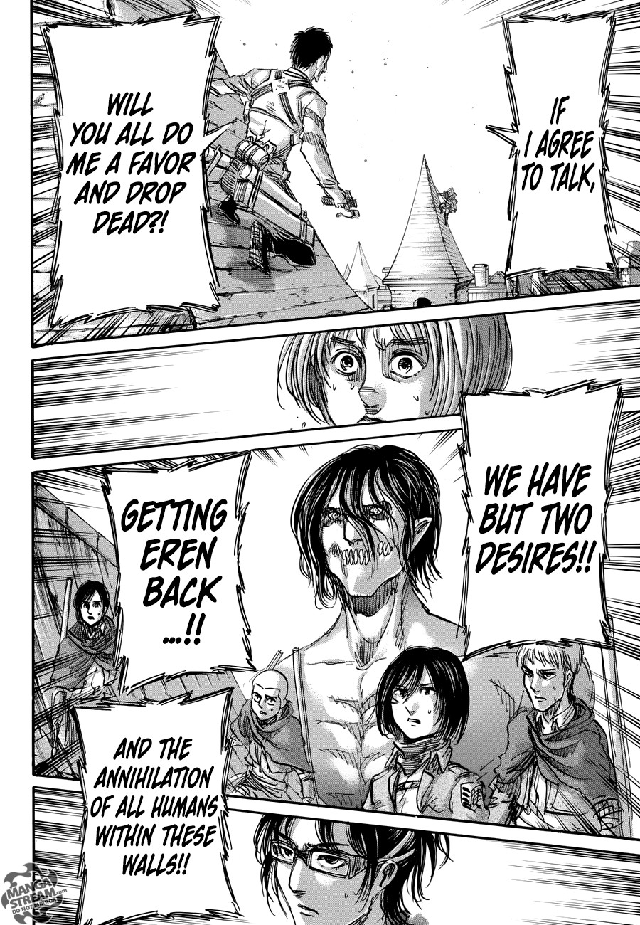Attack on Titan manga, chapter 78, page 17 of 46