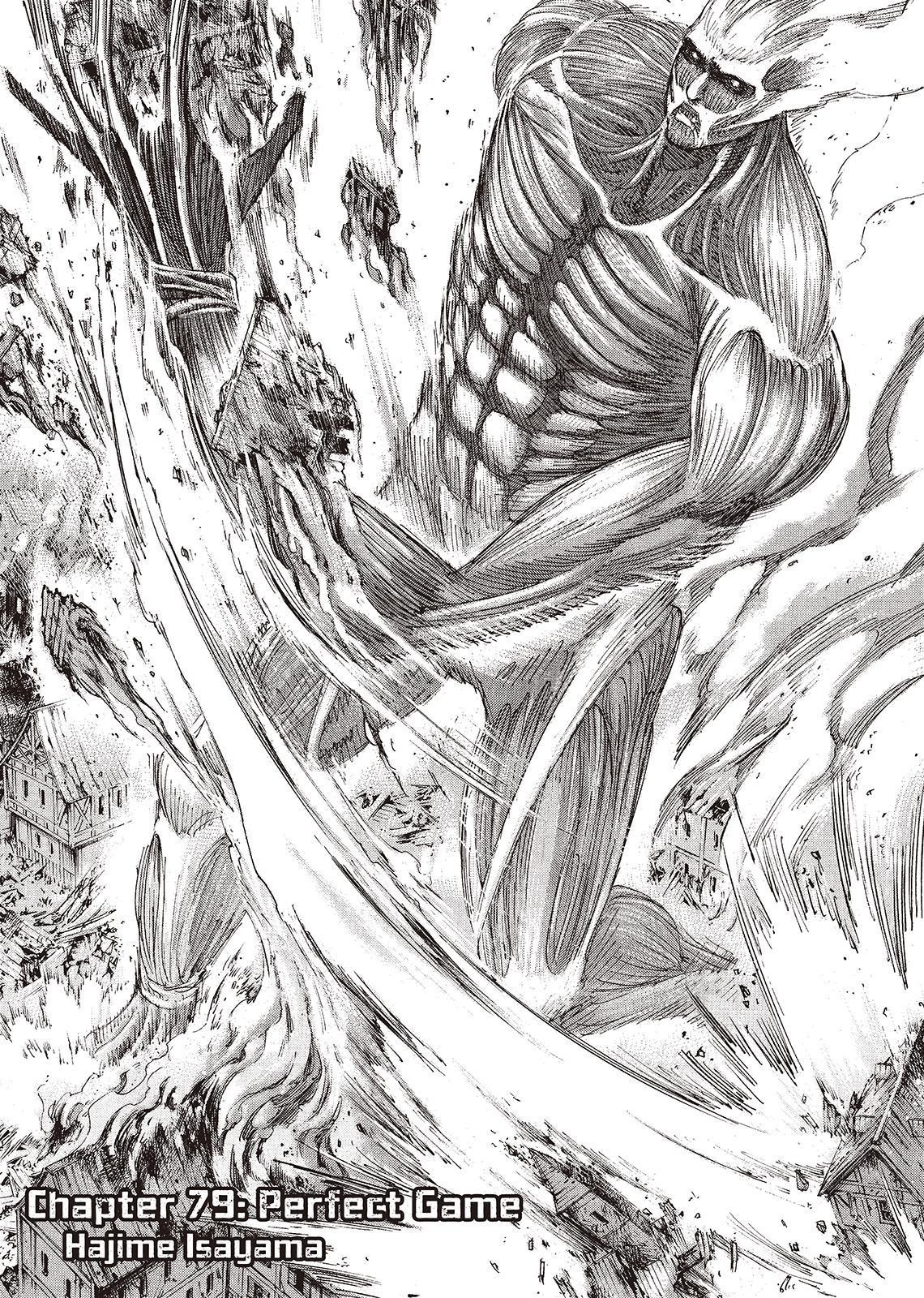 Attack on Titan manga, chapter 79, page 3 of 45
