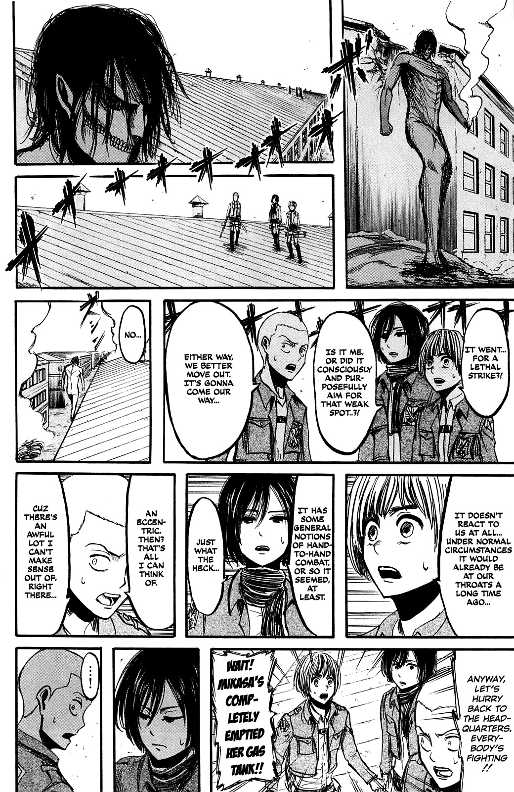 Attack on Titan manga, chapter 8, page 11 of 36