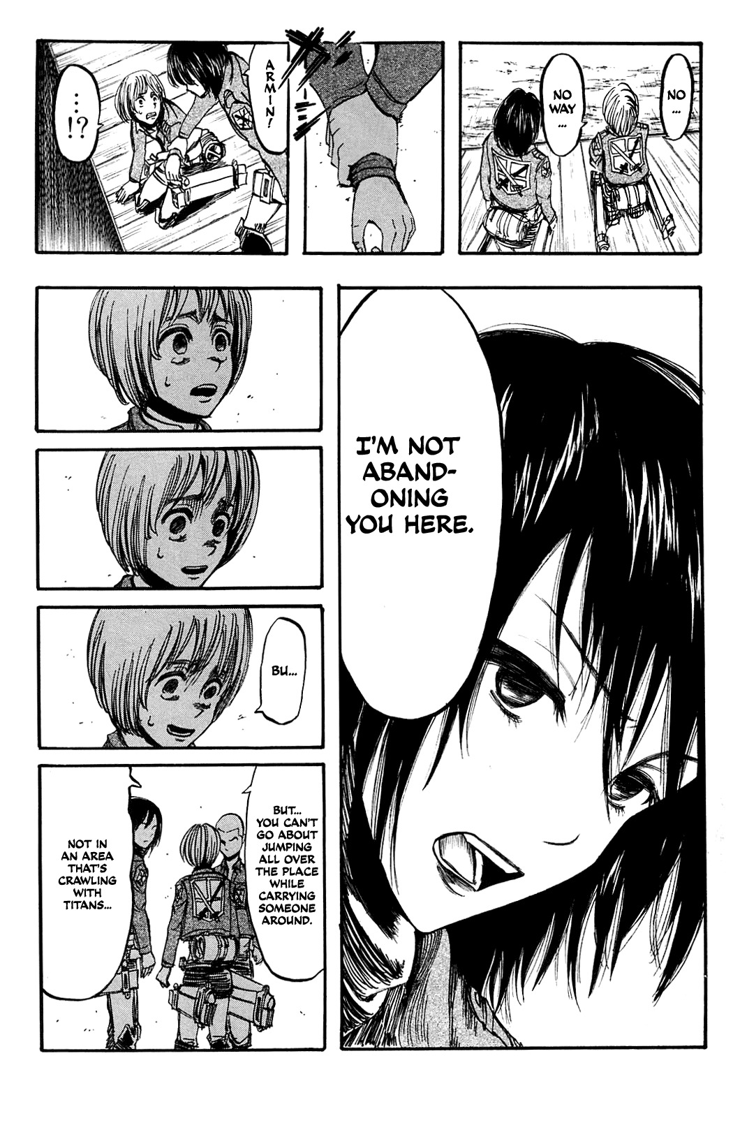 Attack on Titan manga, chapter 8, page 14 of 36