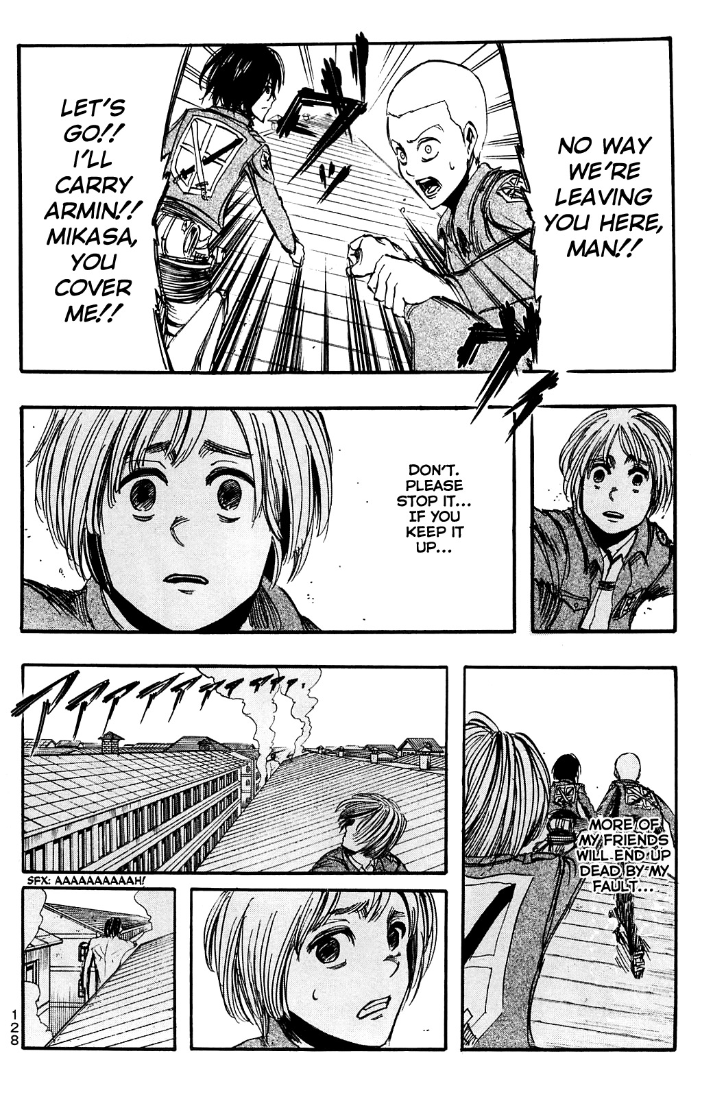 Attack on Titan manga, chapter 8, page 15 of 36