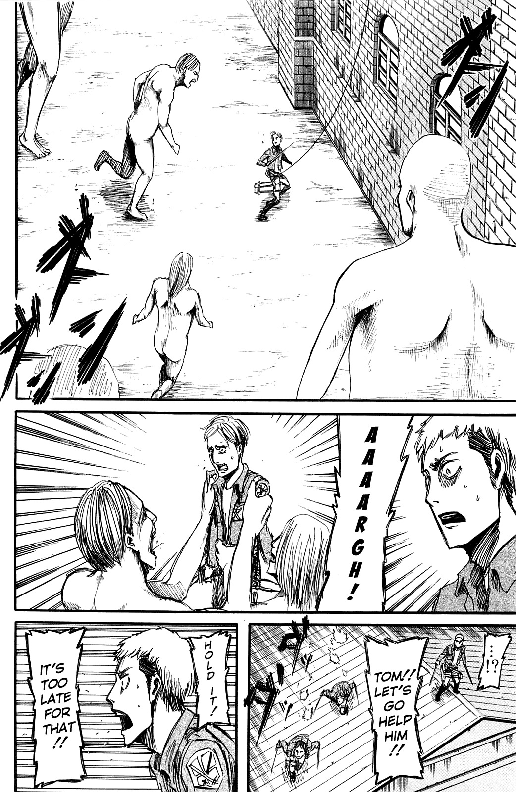 Attack on Titan manga, chapter 8, page 19 of 36