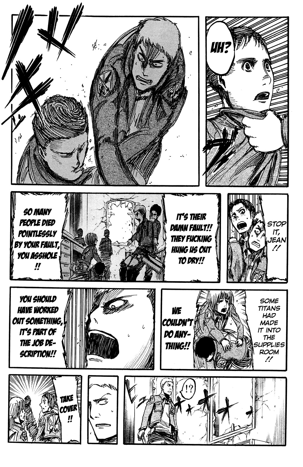 Attack on Titan manga, chapter 8, page 27 of 36