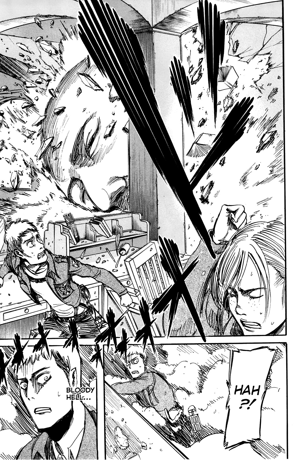 Attack on Titan manga, chapter 8, page 28 of 36