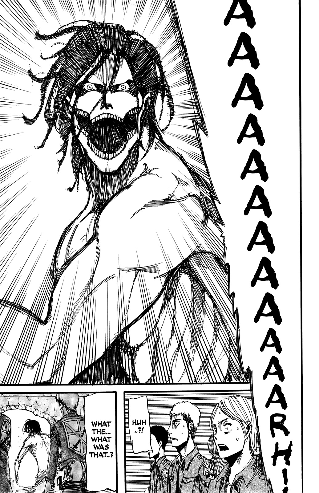Attack on Titan manga, chapter 8, page 32 of 36