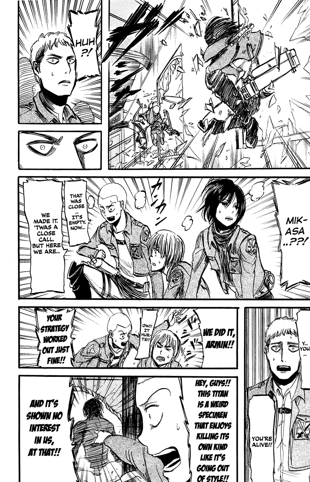 Attack on Titan manga, chapter 8, page 33 of 36