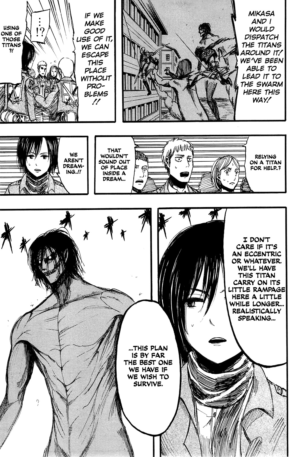 Attack on Titan manga, chapter 8, page 34 of 36