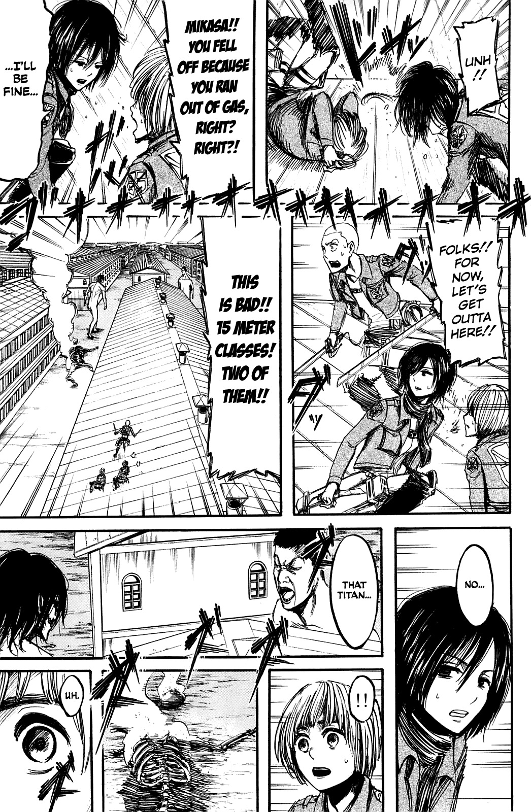 Attack on Titan manga, chapter 8, page 4 of 36