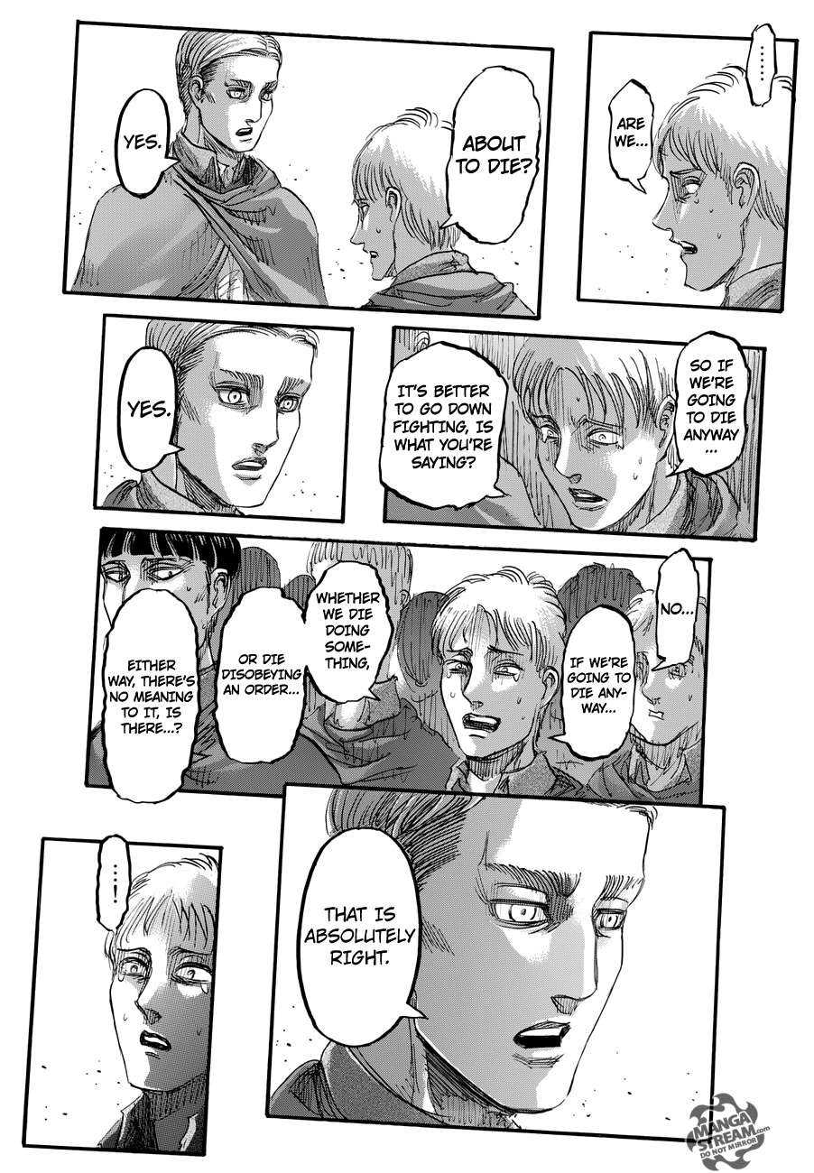 Attack on Titan manga, chapter 80, page 41 of 49