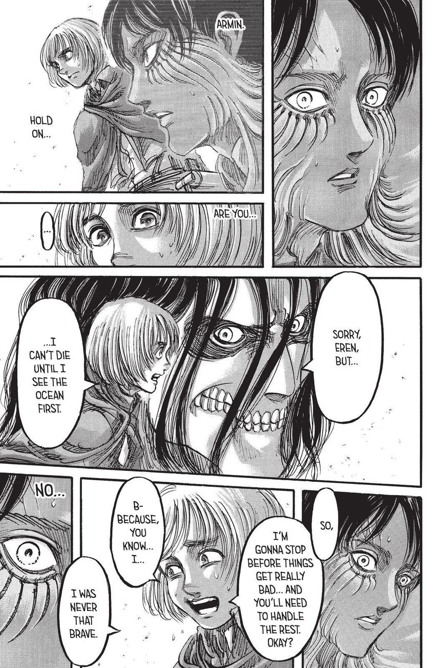 Attack on Titan manga, chapter 82, page 13 of 43