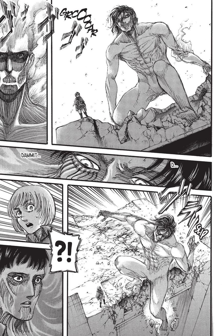 Attack on Titan manga, chapter 82, page 15 of 43