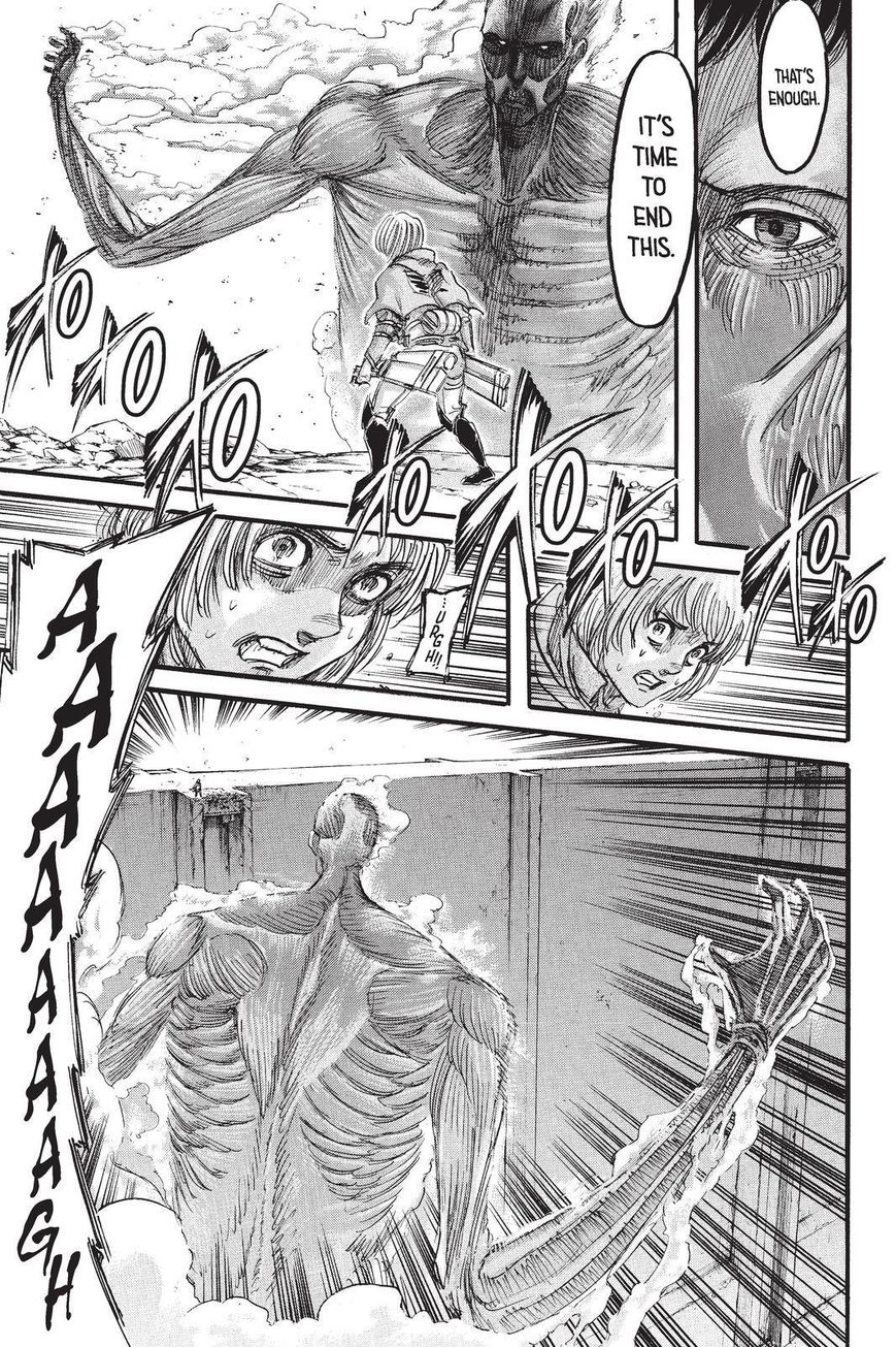 Attack on Titan manga, chapter 82, page 17 of 43