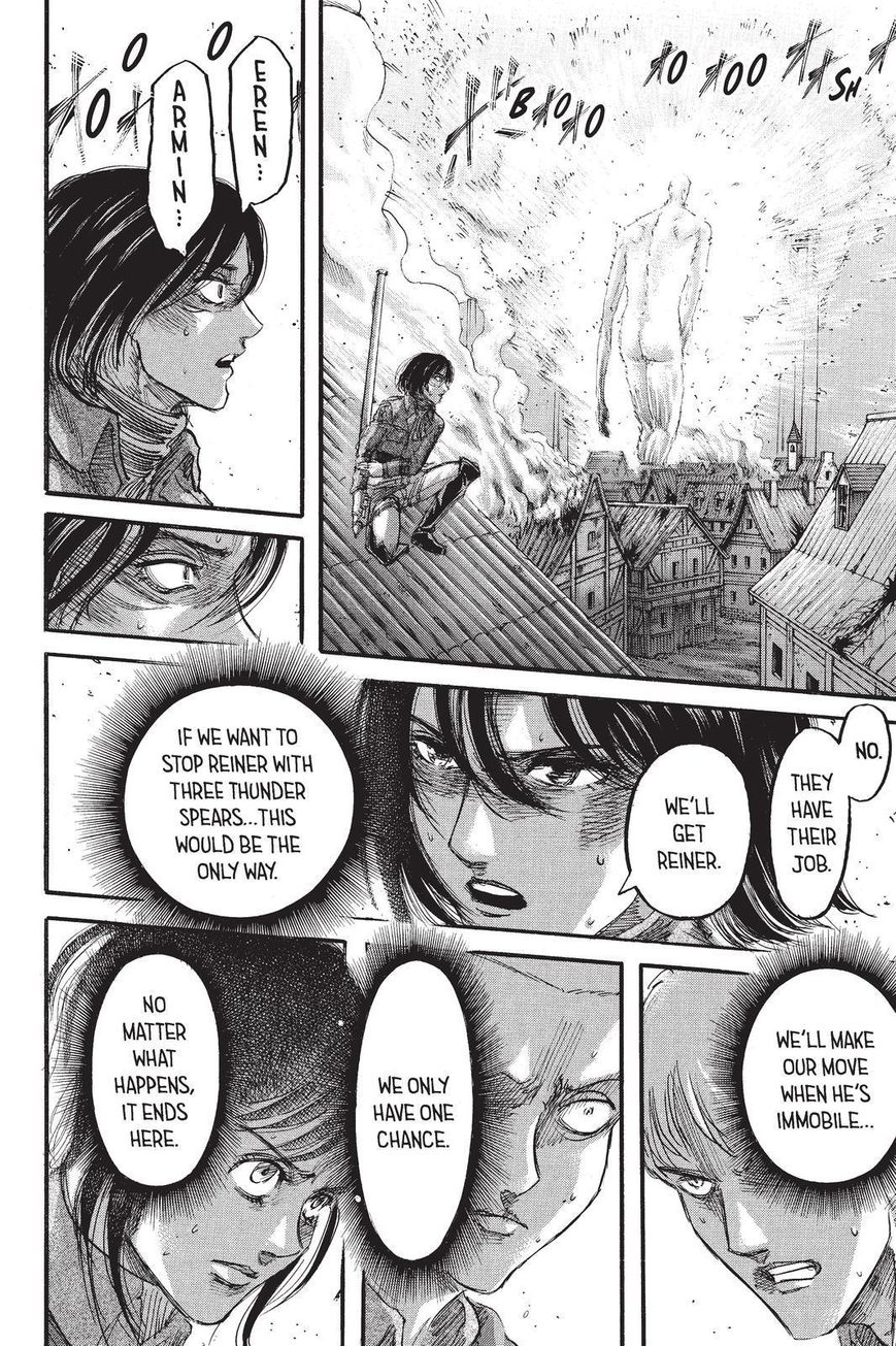 Attack on Titan manga, chapter 82, page 20 of 43
