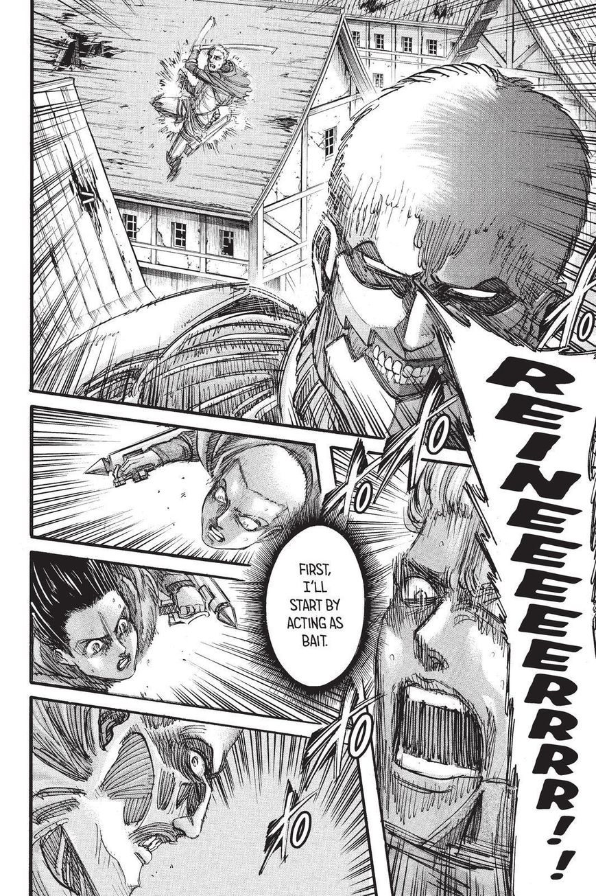 Attack on Titan manga, chapter 82, page 22 of 43