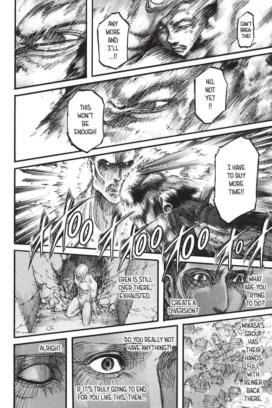 Attack on Titan manga, chapter 82, page 28 of 43