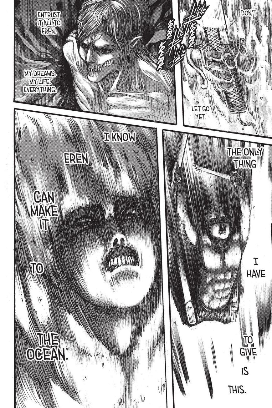 Attack on Titan manga, chapter 82, page 30 of 43