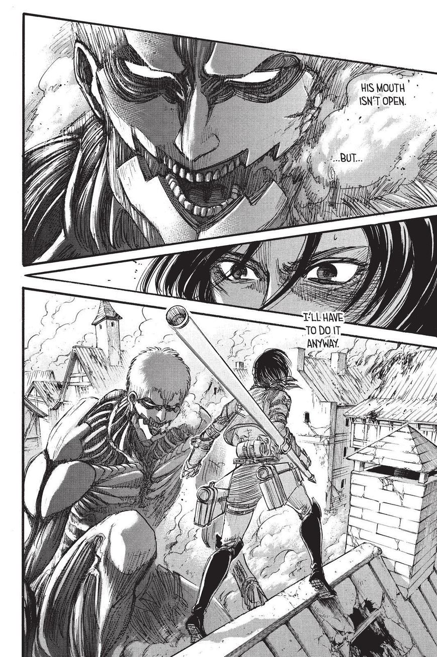 Attack on Titan manga, chapter 82, page 32 of 43