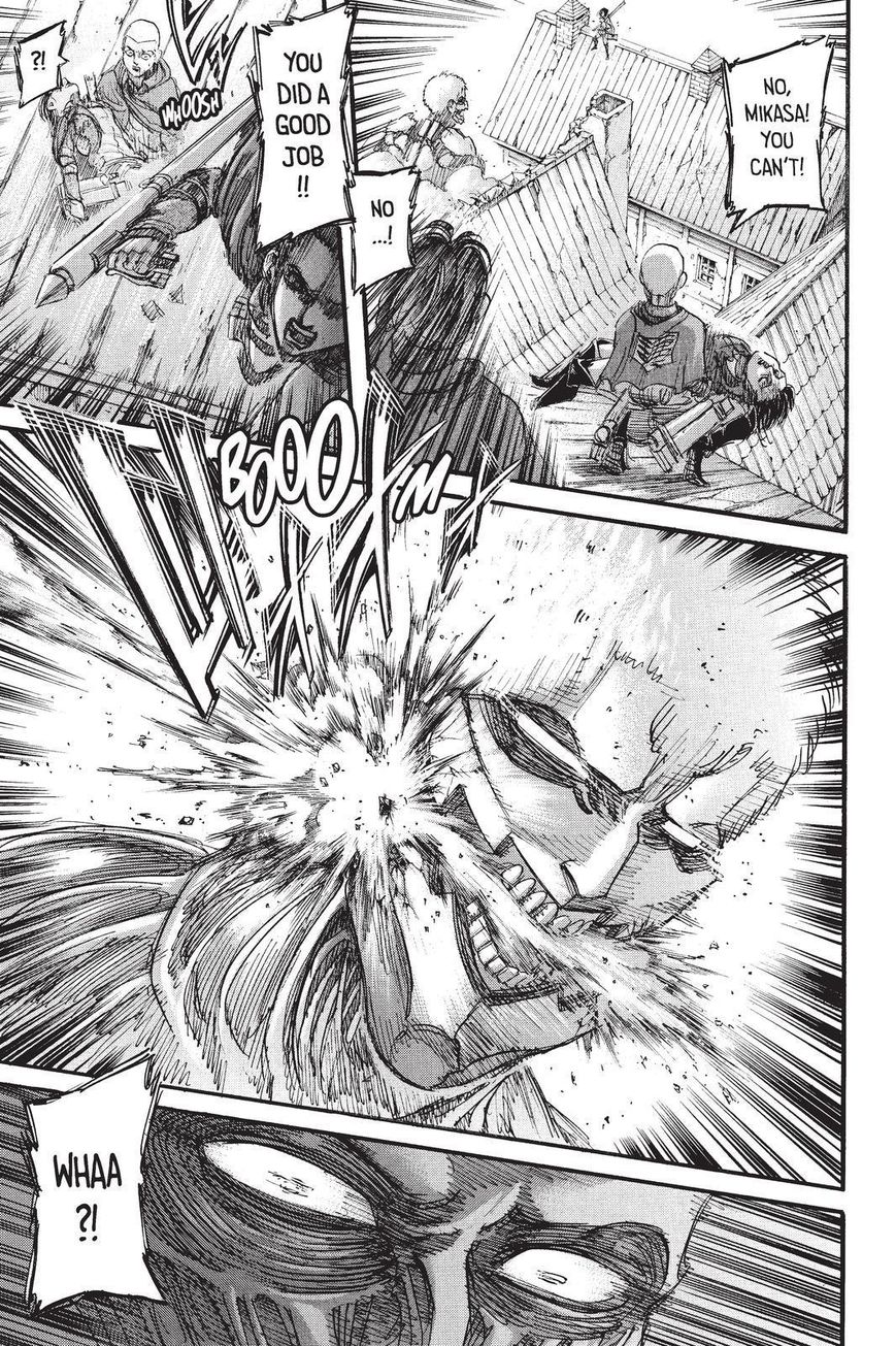 Attack on Titan manga, chapter 82, page 33 of 43