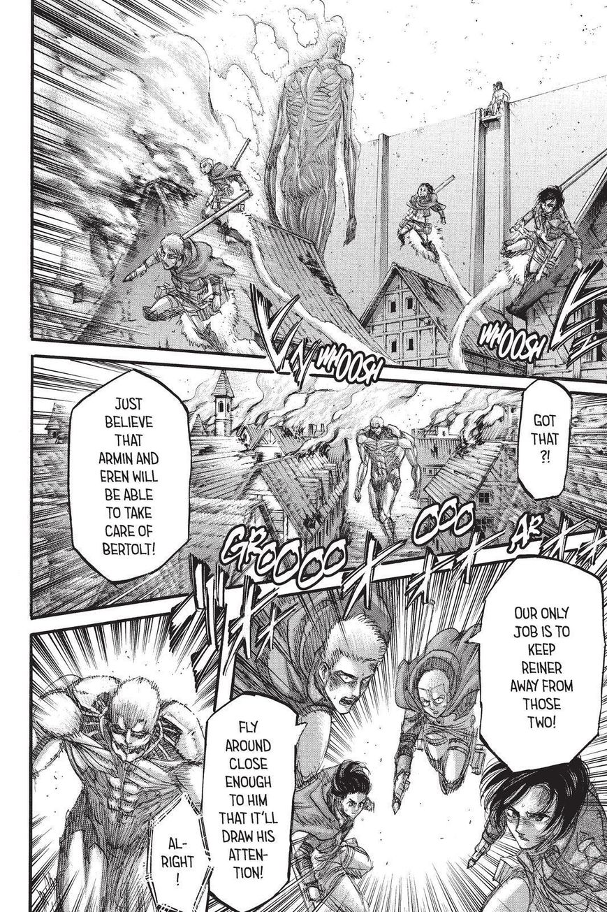 Attack on Titan manga, chapter 82, page 4 of 43