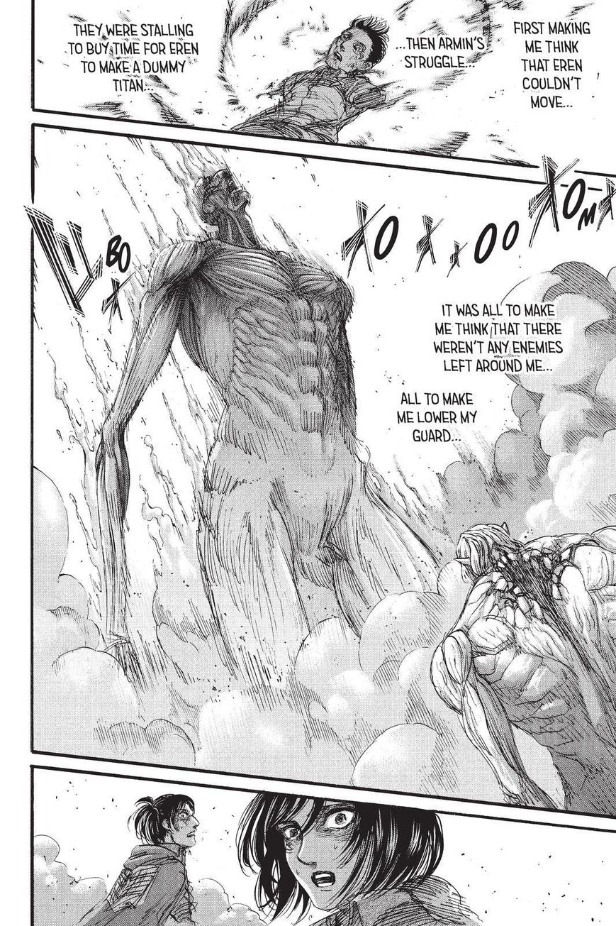 Attack on Titan manga, chapter 82, page 42 of 43