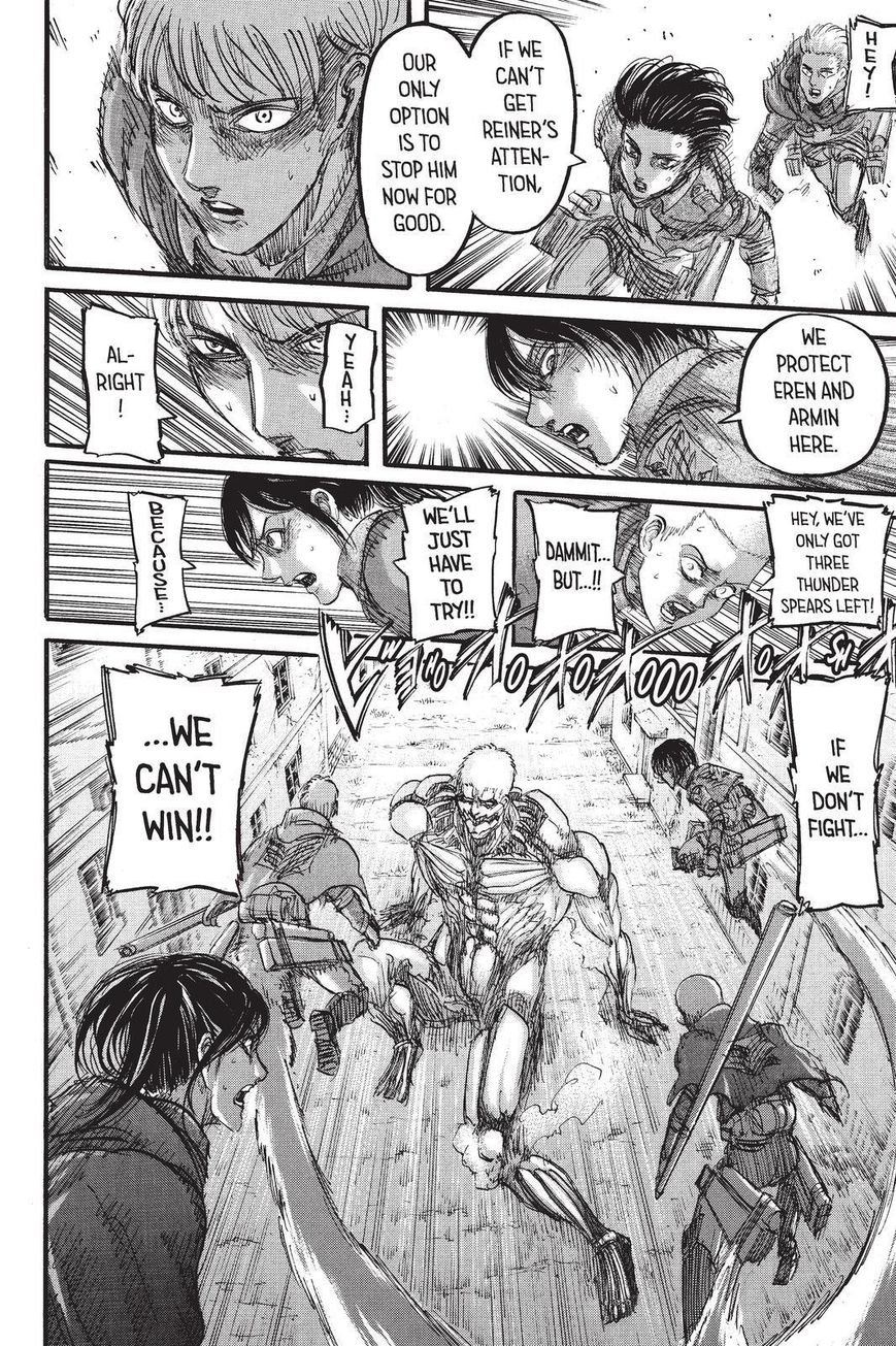 Attack on Titan manga, chapter 82, page 8 of 43