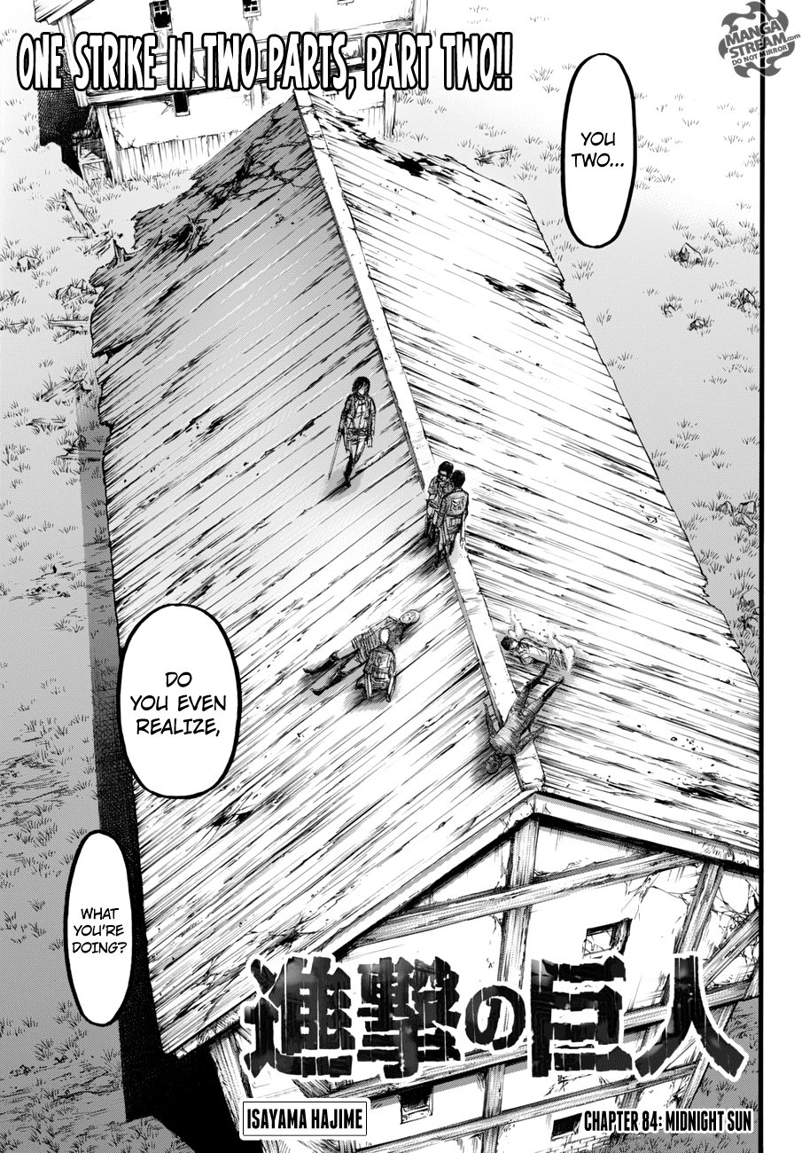 Attack on Titan Chapter 84 page 3 - Chapter 84