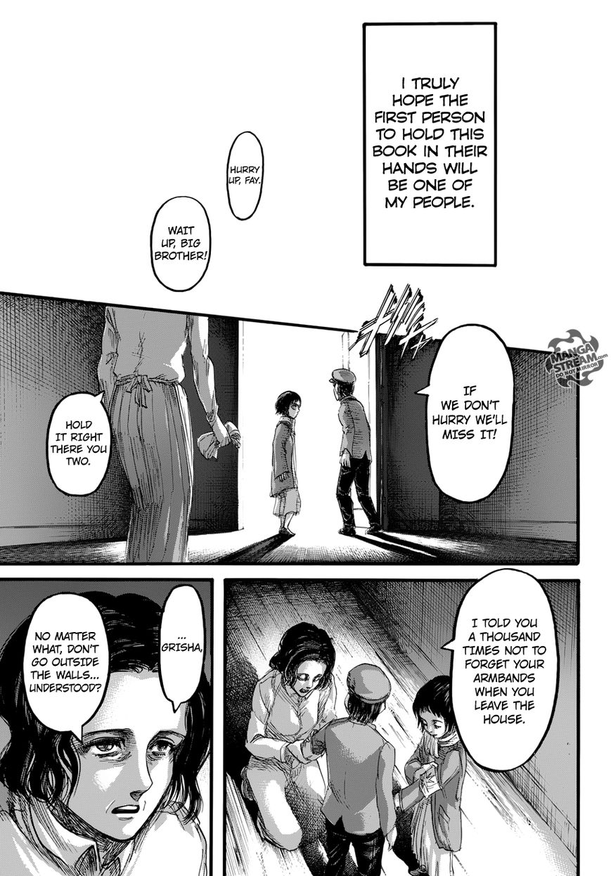 Attack on Titan manga, chapter 86, page 1 of 45