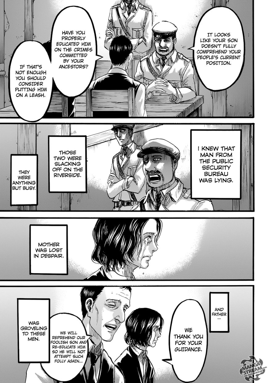 Attack on Titan manga, chapter 86, page 15 of 45