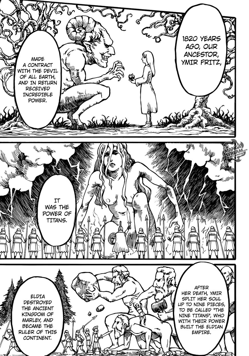 Attack on Titan manga, chapter 86, page 17 of 45