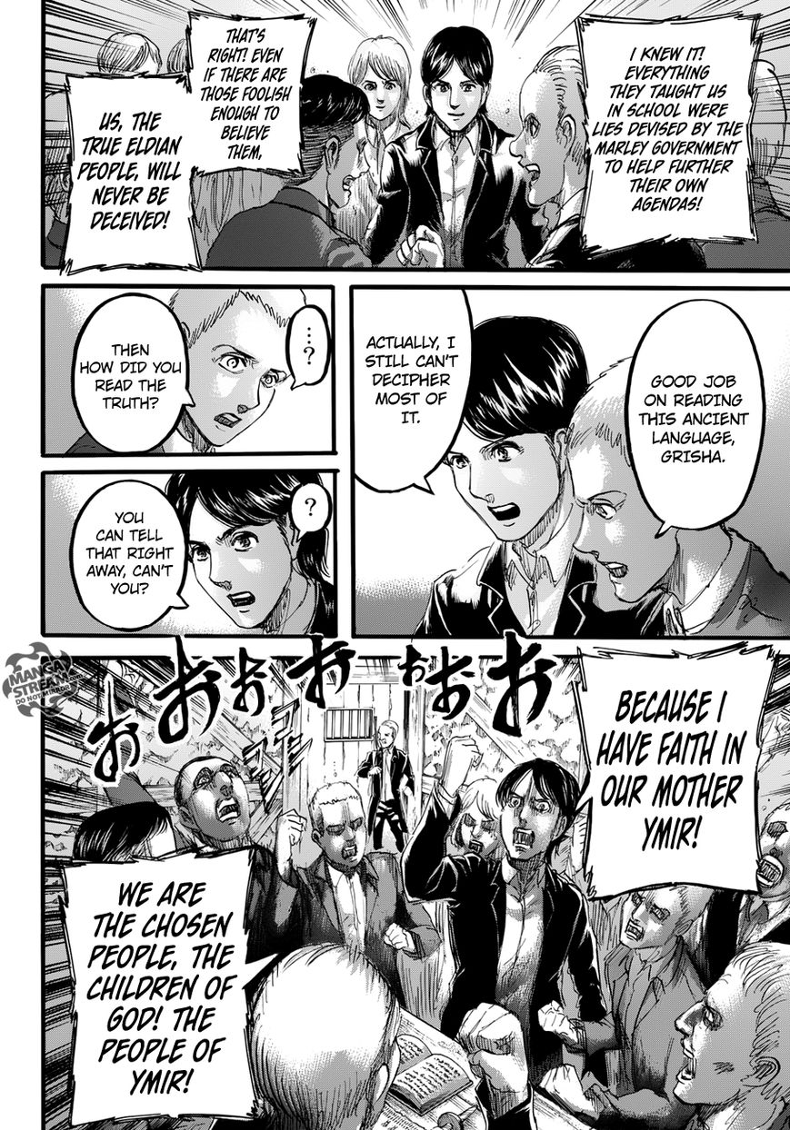 Attack on Titan manga, chapter 86, page 28 of 45