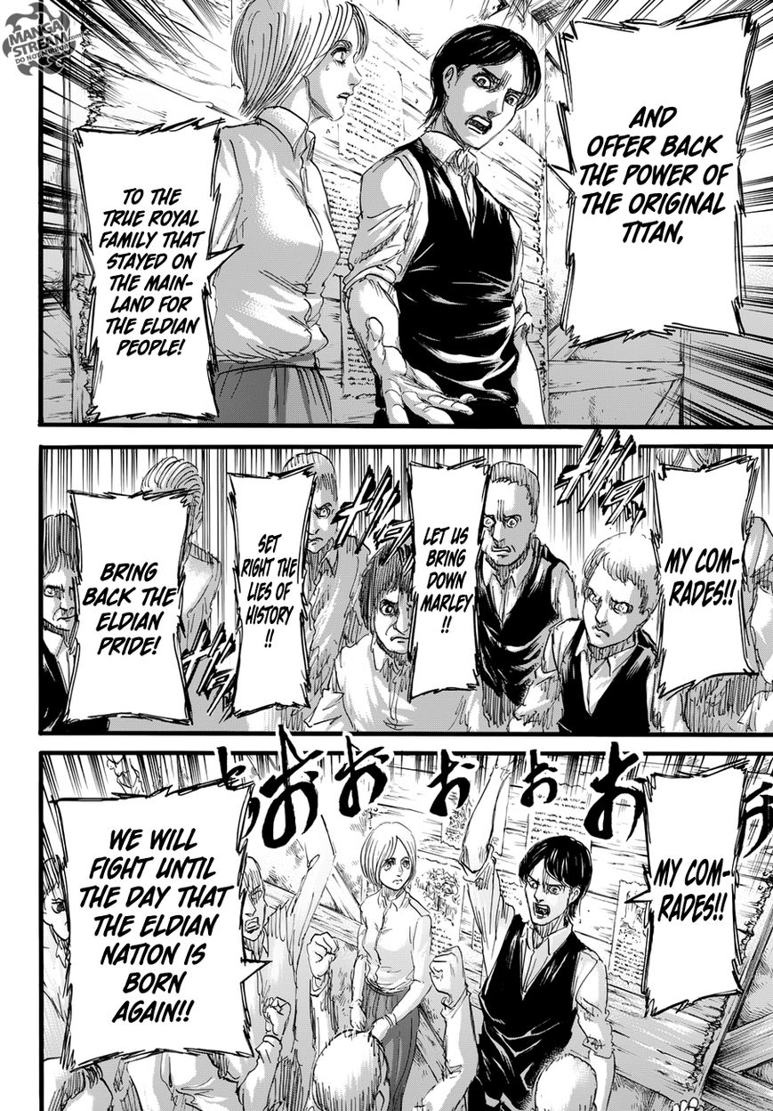 Attack on Titan manga, chapter 86, page 34 of 45