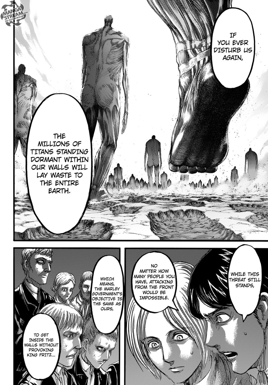 Attack on Titan manga, chapter 86, page 42 of 45