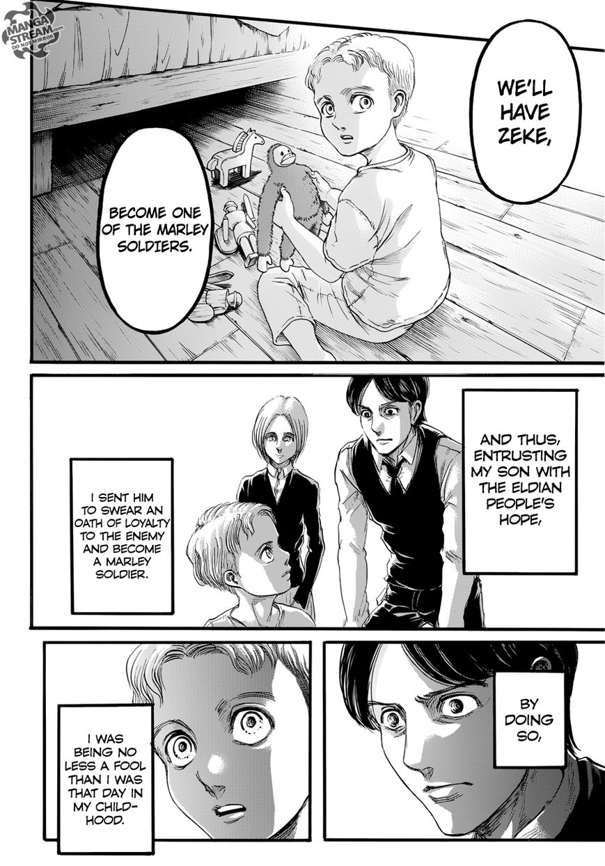 Attack on Titan manga, chapter 86, page 44 of 45