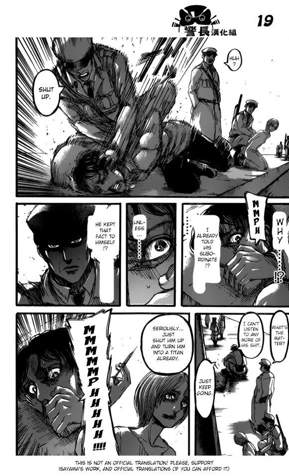 Attack on Titan Chapter 87 page 20 - Chapter 87