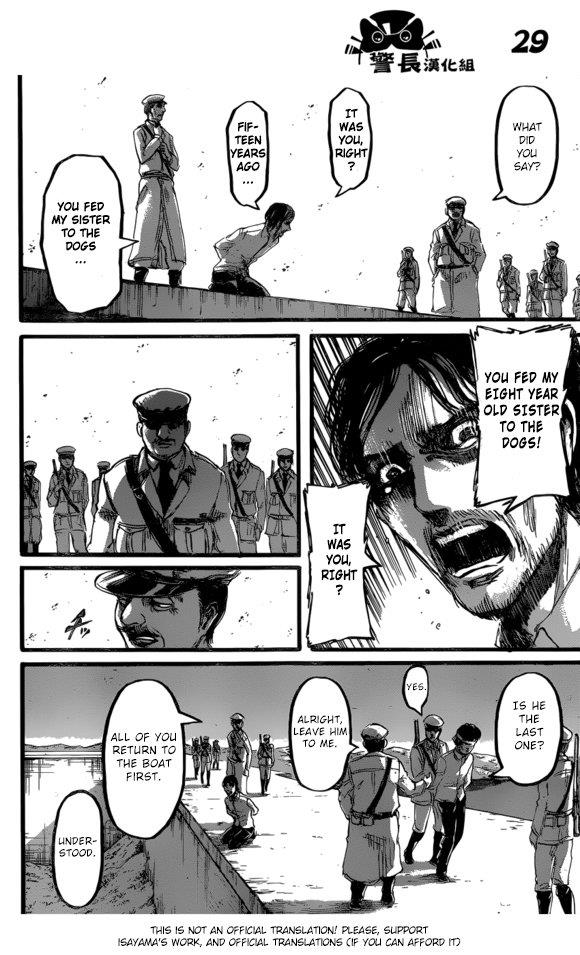 Attack on Titan Chapter 87 page 30 - Chapter 87