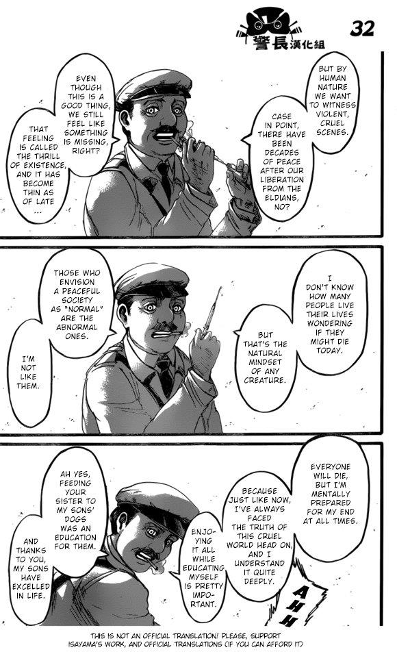 Attack on Titan Chapter 87 page 33 - Chapter 87