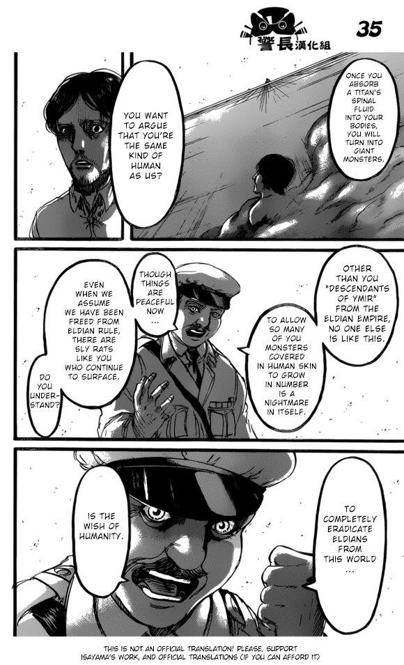 Attack on Titan Chapter 87 page 36 - Chapter 87