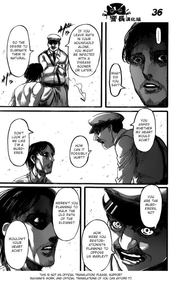 Attack on Titan Chapter 87 page 37 - Chapter 87