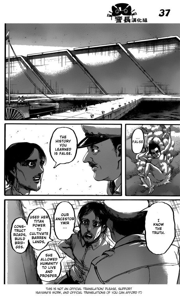 Attack on Titan Chapter 87 page 38 - Chapter 87
