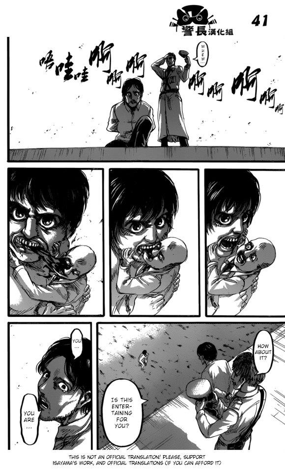 Attack on Titan Chapter 87 page 42 - Chapter 87