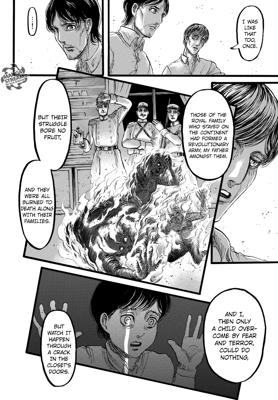 Attack on Titan manga, chapter 88, page 17 of 46