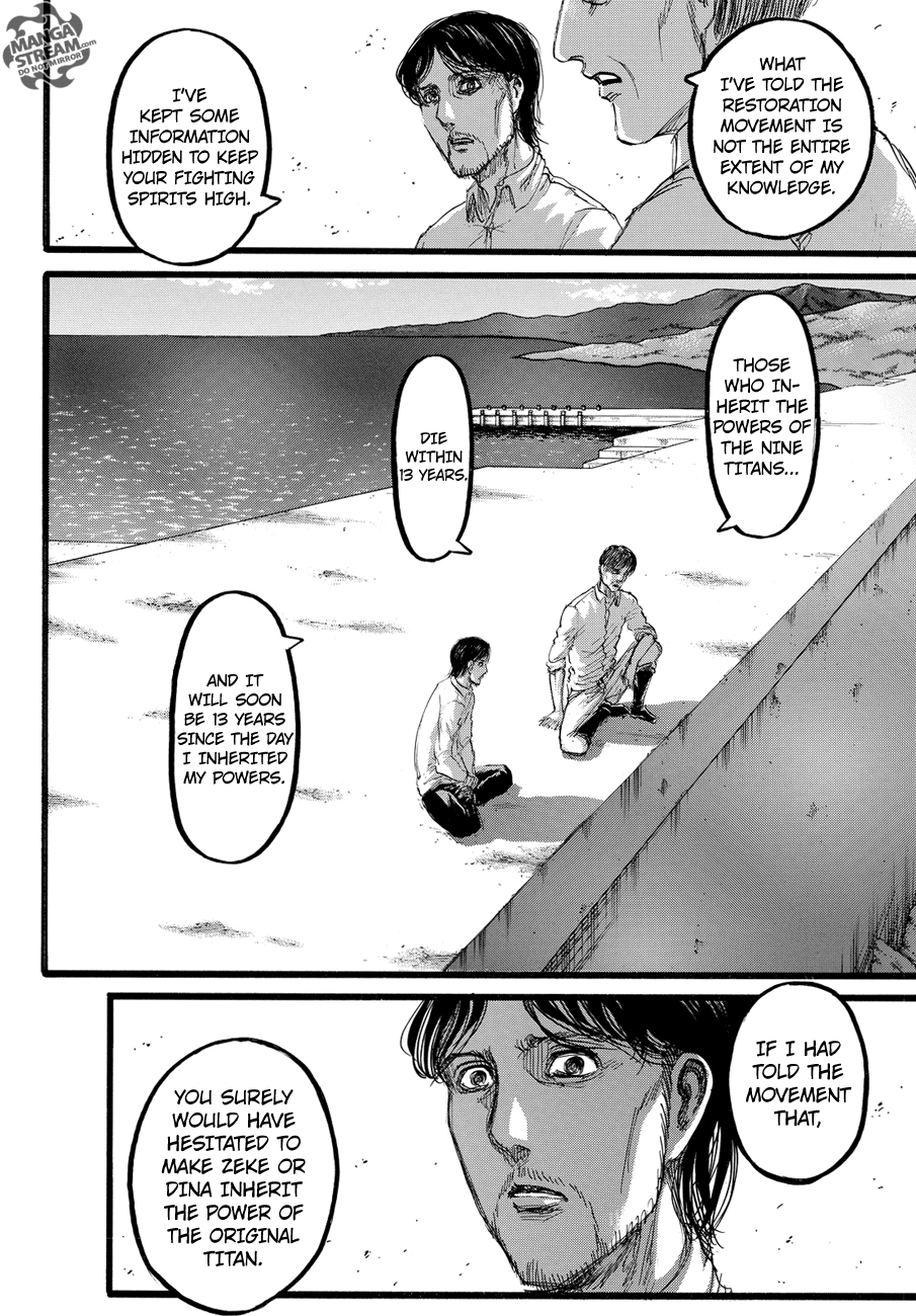 Attack on Titan manga, chapter 88, page 21 of 46
