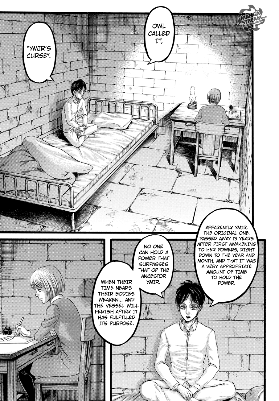 Attack on Titan manga, chapter 88, page 22 of 46