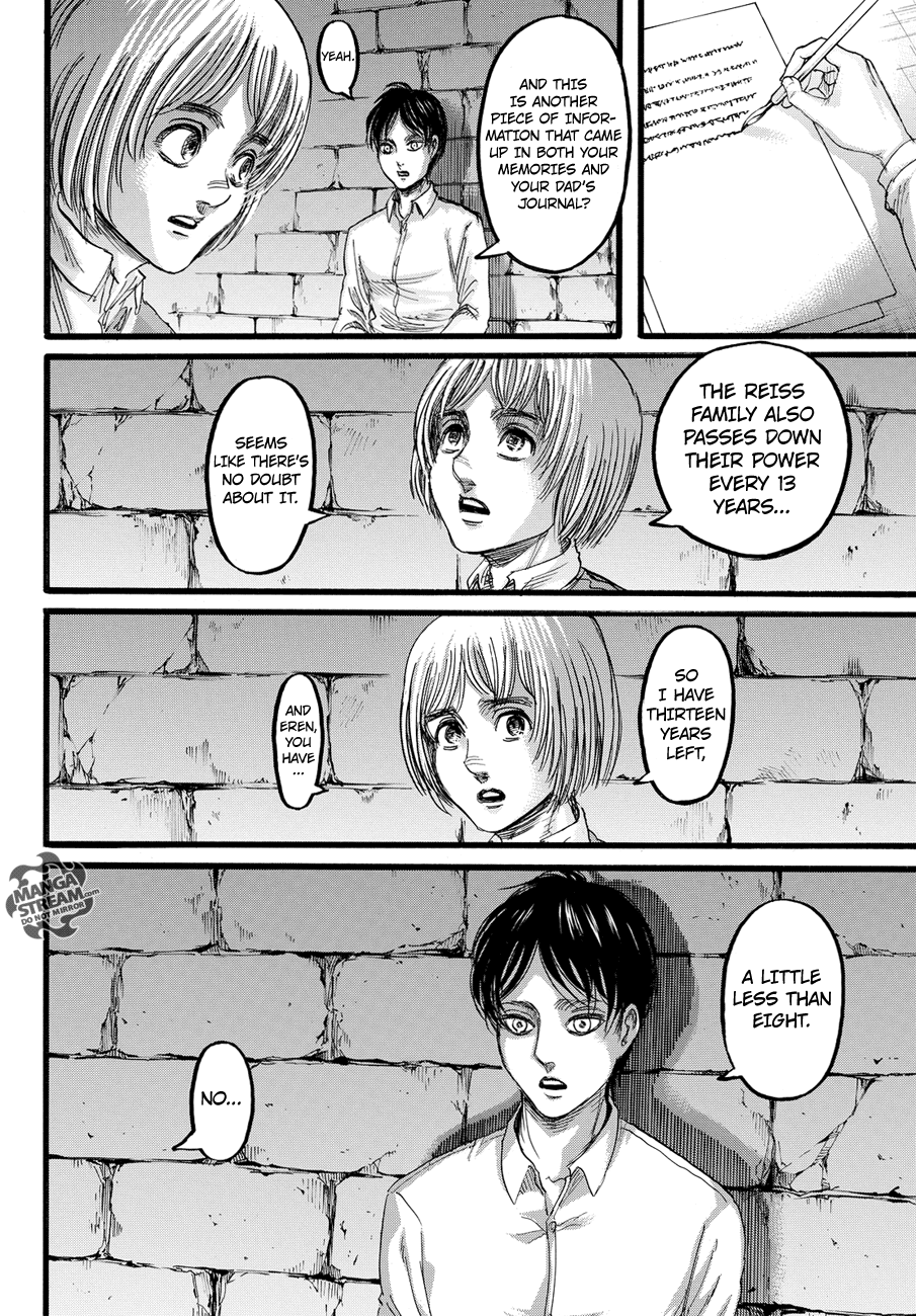Attack on Titan manga, chapter 88, page 23 of 46