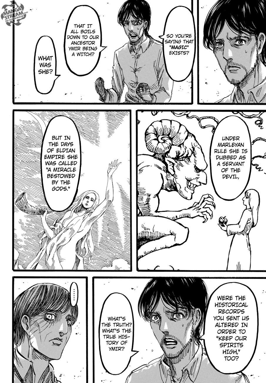 Attack on Titan manga, chapter 88, page 27 of 46